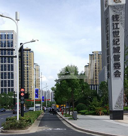 杭州钱江世纪城聪明路灯