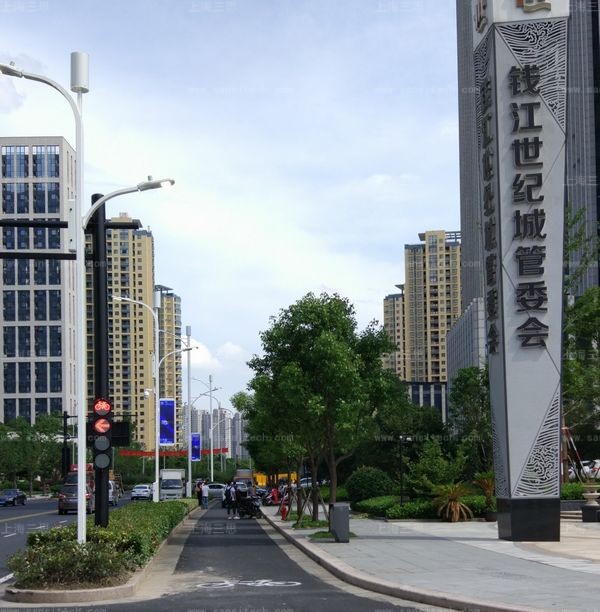 三思聪明路灯体系杭州钱江世纪城名目