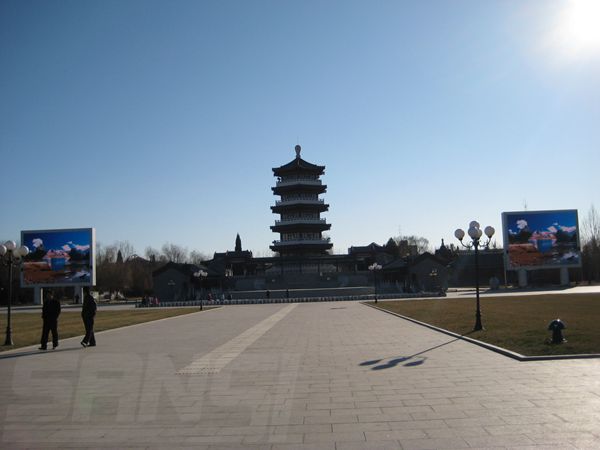 平谷奥运文明广场、世纪广场led室外全彩屏