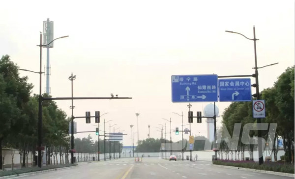 进博会多杆合一名目