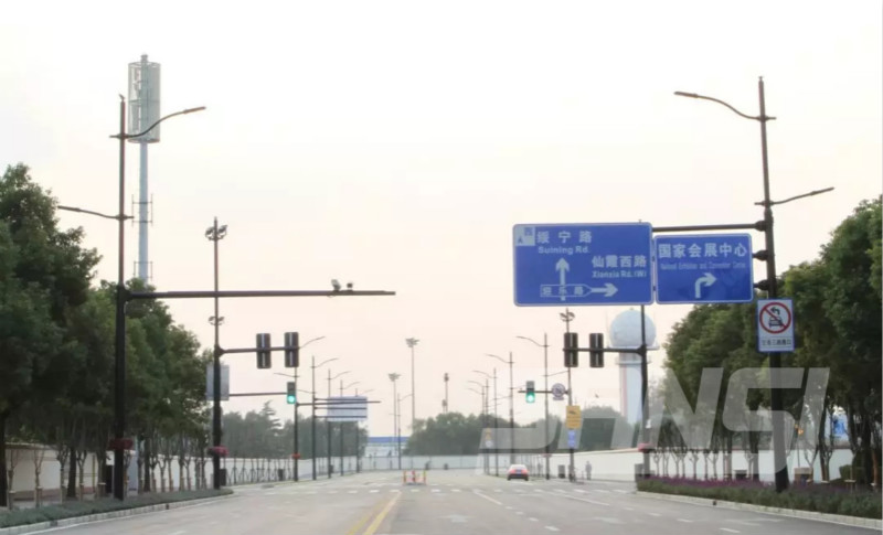 进博会多杆合一名目