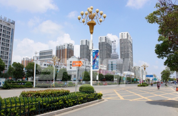江苏洪泽聪明路灯体系