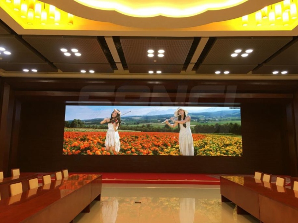 北京 国防大学综合办公楼多功效厅P1.6（上海三思承建）