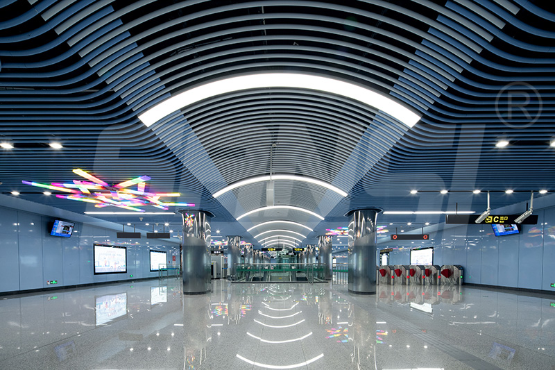进步前辈手艺利用,地铁轨道交通照明,晋升运转效力,地铁照明灯,LED灯,上海三思