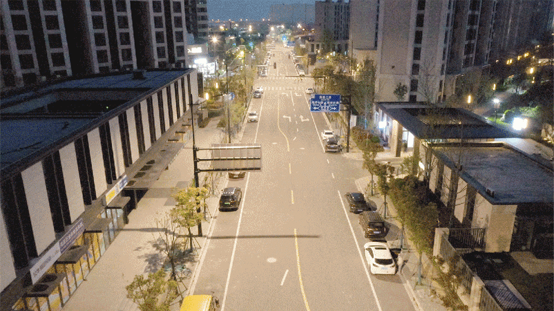 上海临港,WLA迷信社区,途径照明,LED路灯,上海三思