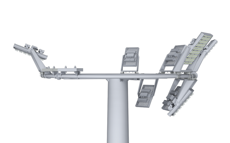 精准配光,重塑机坪照度规范,三思LED高杆灯,若何完成“类白昼”可见度